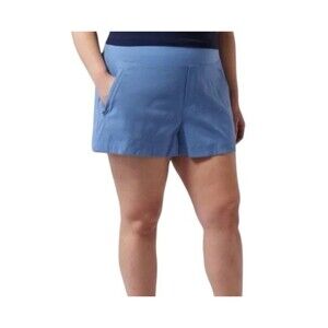 Athleta Trekkie North Short Sz 26 (3X) Women’s Activewear Blue Nylon/Spandex
